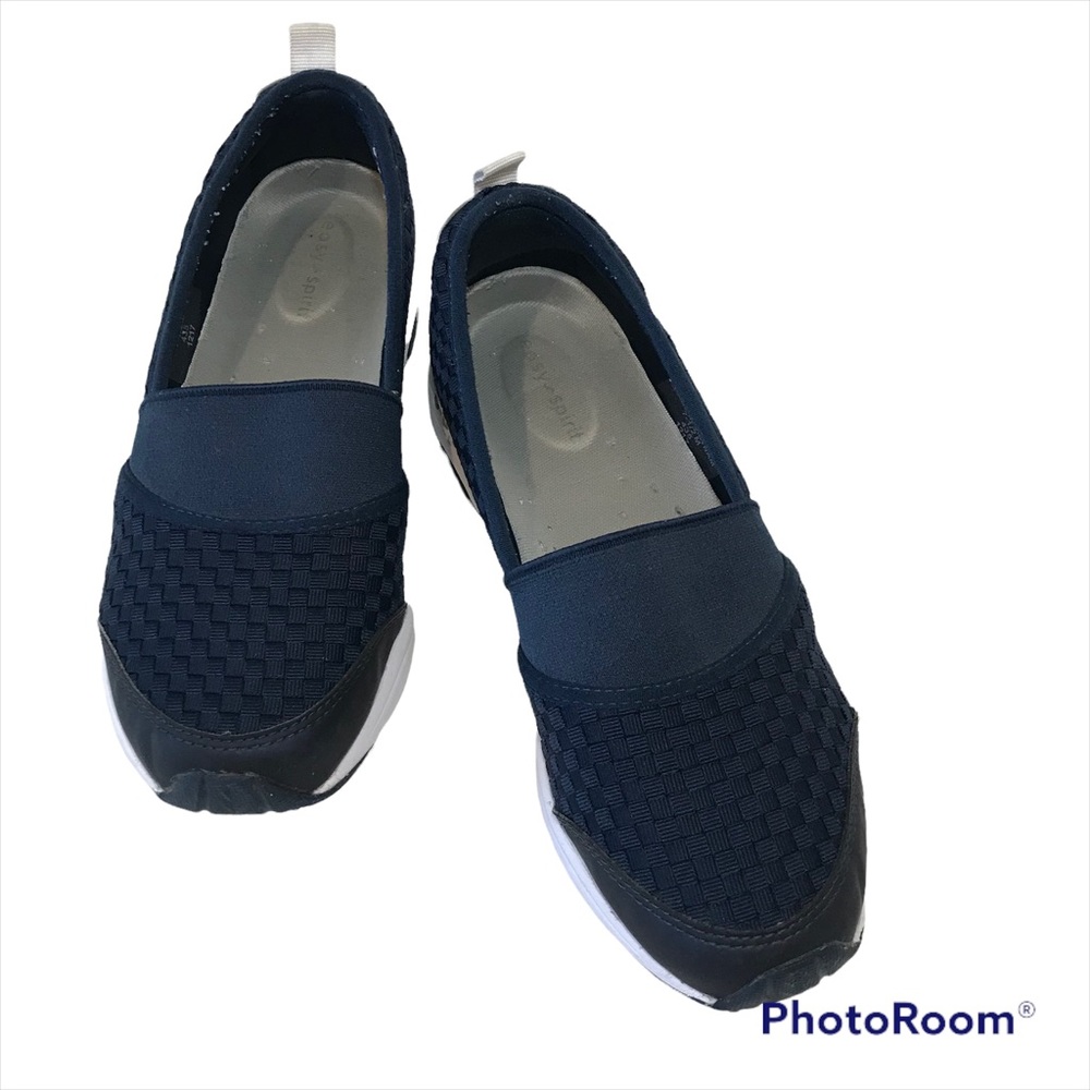 Easy Spirit seTwist8 Slip On Shoes Size 7 1/2 M Navy